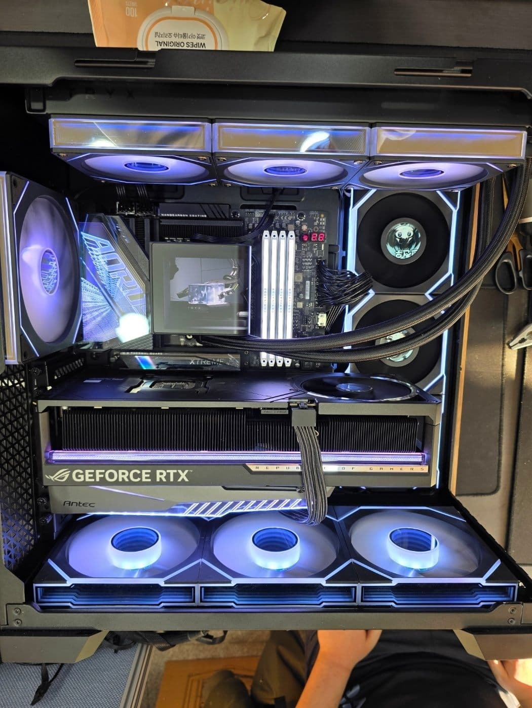조립PC 작업 RGB 세팅